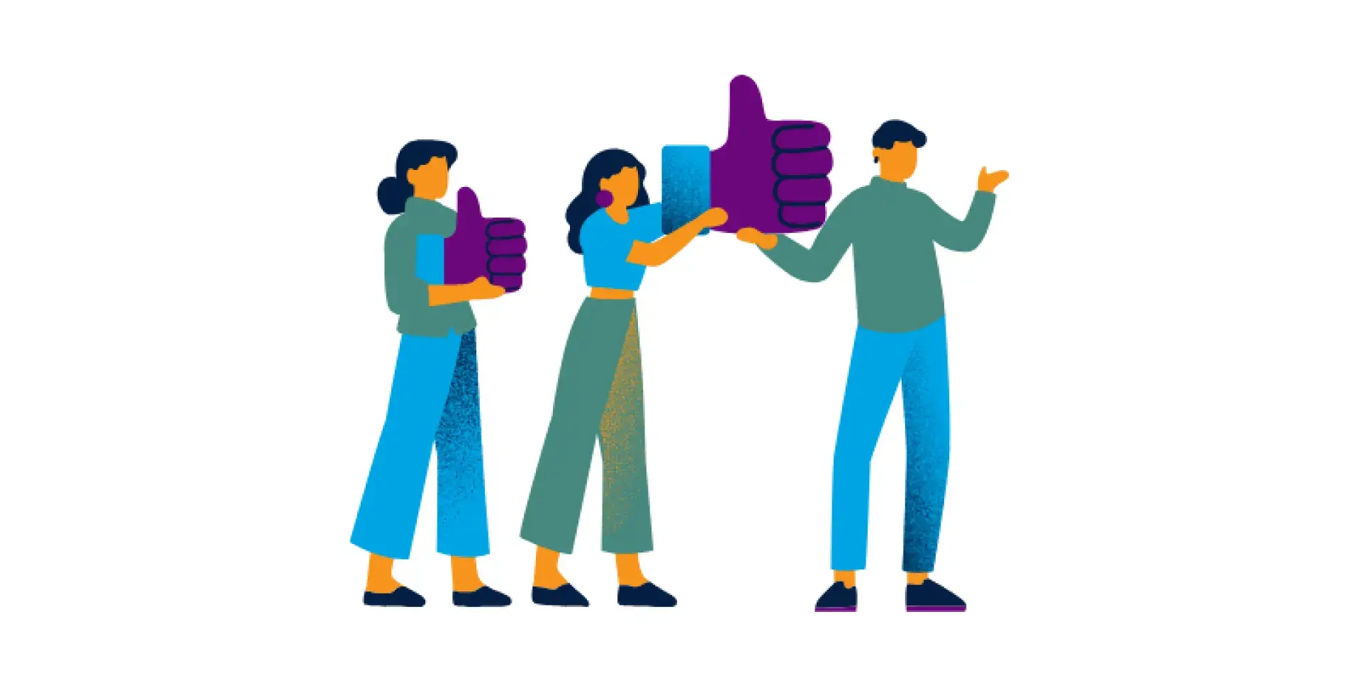 Thumbs up to research