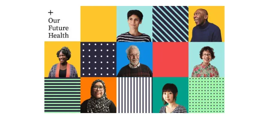 Our Future Health banner with research participants