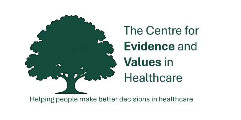 The Centre of evidence and values in Healthcare logo